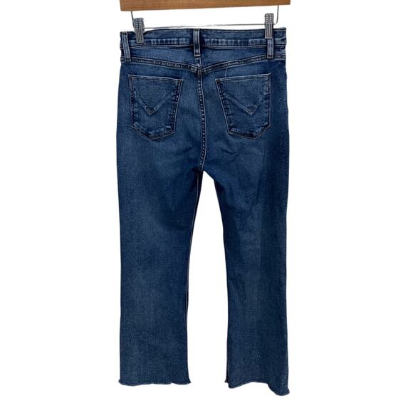 Hudson Barbara Jeans Bootcut Dancing Days Denim Women's 29 Raw Hem High Rise - Picture 2 of 9